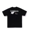 Noxx Чоловіча футболка з принтом Bape A Bathing Ape x Coca-Cola Ape, Чорний