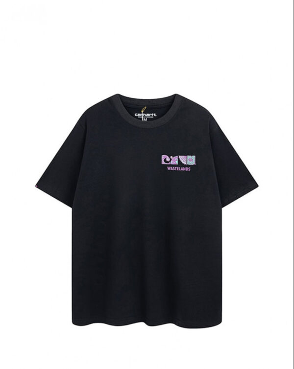 Noxx Чоловіча футболка з принтом Carhartt Wastelands, Чорний Noxx Чоловіча футболка з принтом Carhartt Wastelands, Чорний