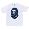 Noxx Чоловіча футболка з принтом BAPE Color Camo Big Ape, Білий Noxx Чоловіча футболка з принтом BAPE Color Camo Big Ape, Білий