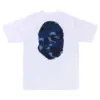Noxx Чоловіча футболка з принтом BAPE Color Camo Big Ape, Білий Noxx Чоловіча футболка з принтом BAPE Color Camo Big Ape, Білий
