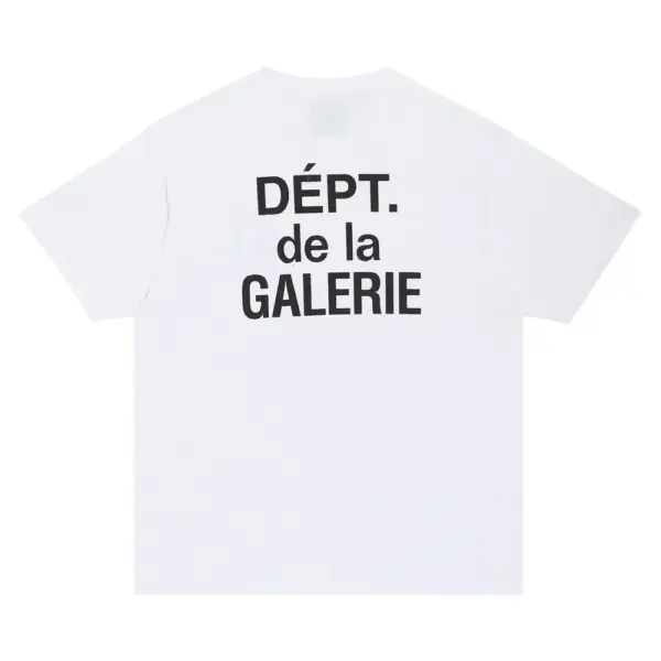 Noxx Чоловіча футболка з принтом Gallery Dept. French, Білий Noxx Чоловіча футболка з принтом Gallery Dept. French, Білий