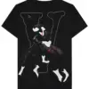 Noxx Чоловіча футболка з принтом Vlone x City Morgue Dog, Чорний Noxx Чоловіча футболка з принтом Vlone x City Morgue Dog, Чорний