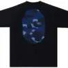 Noxx Чоловіча футболка з принтом BAPE Color Camo Big Ape, Чорний Noxx Чоловіча футболка з принтом BAPE Color Camo Big Ape, Чорний