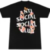 Noxx Чоловіча футболка з принтом Anti Social Social Club Kkoch ASSC, Чорний Noxx Чоловіча футболка з принтом Anti Social Social Club Kkoch ASSC, Чорний