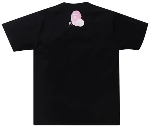 Noxx Чоловіча футболка з принтом BAPE Japanese Tattoo Big Ape, Чорний Noxx Чоловіча футболка з принтом BAPE Japanese Tattoo Big Ape, Чорний
