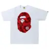 Noxx Чоловіча футболка з принтом Bape ABC Camo Big Ape Head, Білий