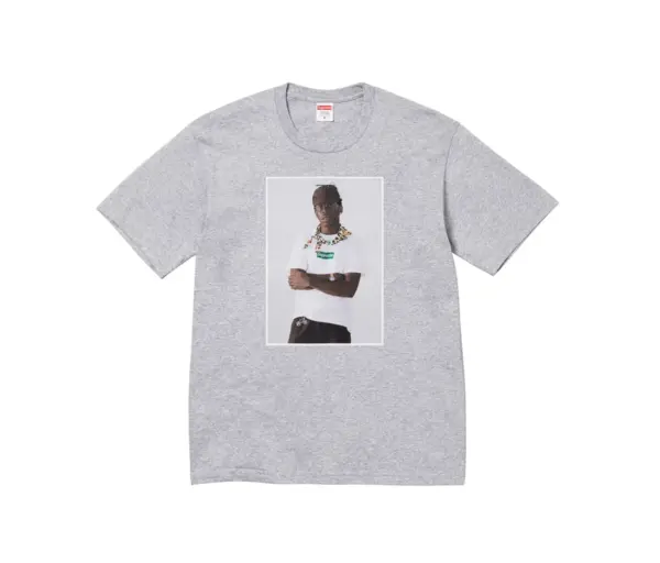 Noxx Чоловіча футболка з принтом Supreme Tyler The Creator, Сірий Noxx Чоловіча футболка з принтом Supreme Tyler The Creator, Сірий