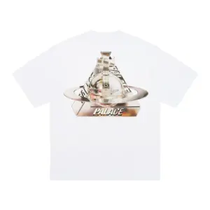 Noxx Чоловіча футболка з принтом Palace Vivienne Westwood, Білий Noxx Чоловіча футболка з принтом Palace Vivienne Westwood, Білий