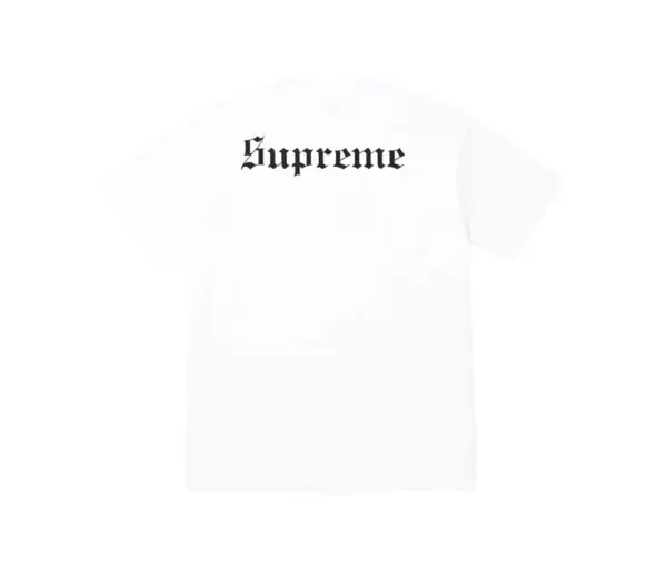 Noxx Чоловіча футболка з принтом Supreme Snow, Білий Noxx Чоловіча футболка з принтом Supreme Snow, Білий