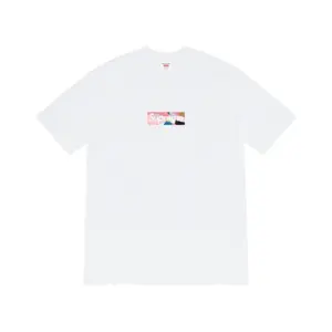 Noxx Чоловіча футболка з принтом Supreme Emilio Pucci Box Logo Dusty Pink , Білий
