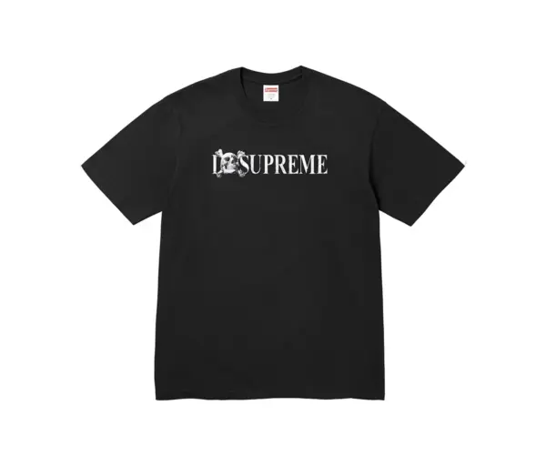 Noxx Чоловіча футболка з принтом Supreme Skull, Чорний Noxx Чоловіча футболка з принтом Supreme Skull, Чорний