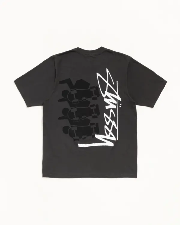 Noxx Чоловіча футболка з принтом Stussy, Чорний