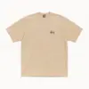 Noxx Чоловіча футболка з принтом Stussy, Бежевий Noxx Чоловіча футболка з принтом Stussy, Бежевий
