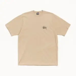 Noxx Чоловіча футболка з принтом Stussy, Бежевий Noxx Чоловіча футболка з принтом Stussy, Бежевий