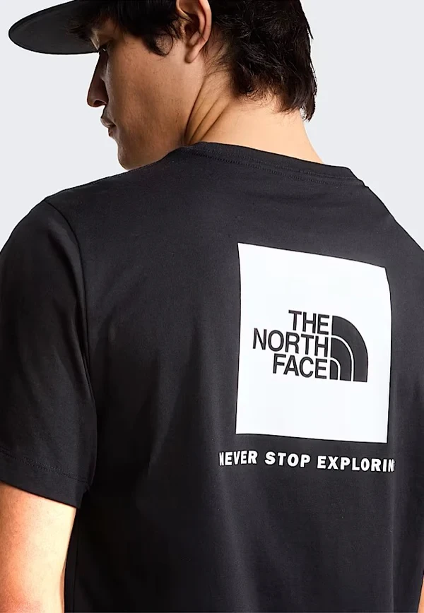 Noxx Чоловіча футболка The North Face - Evolution Box TNF/TNF White, Чорний