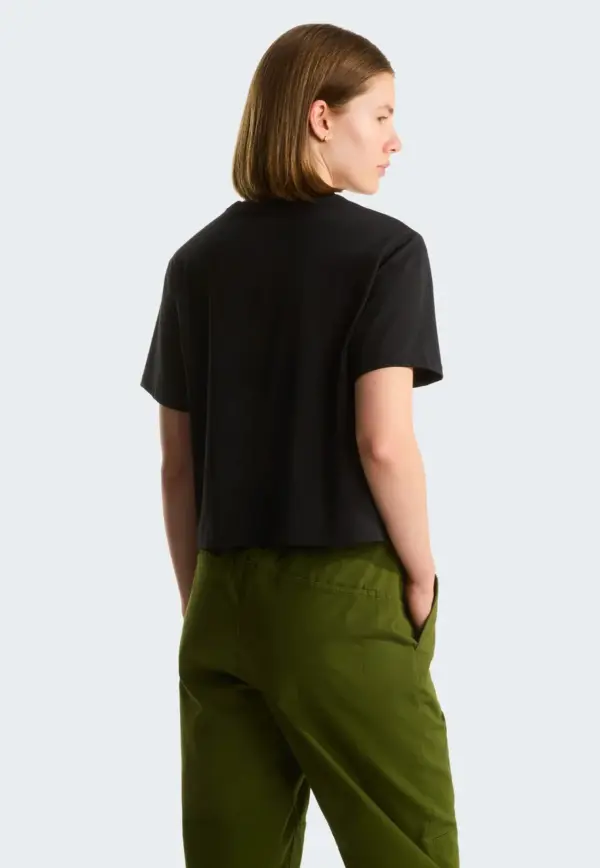 Noxx Чоловіча футболка The North Face - Evolution Simple Dome Crop TNF, Чорний
