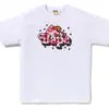 Noxx Чоловіча футболка з принтом Bape ABC SAKURA CAMO BABY MILO® CROPPED, Чорний Noxx Чоловіча футболка з принтом Bape ABC SAKURA CAMO BABY MILO® CROPPED, Чорний