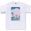 Noxx Чоловіча футболка з принтом Bape SAKURA STA, Чорний