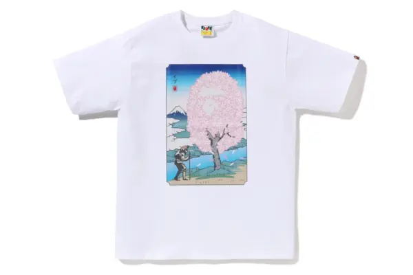 Noxx Чоловіча футболка з принтом Bape SAKURA STA, Чорний