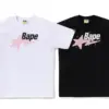 Noxx Чоловіча футболка з принтом Bape SAKURA STA, Чорний