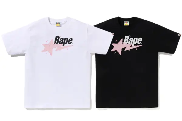 Noxx Чоловіча футболка з принтом Bape SAKURA STA, Чорний