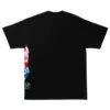 Noxx Чоловіча футболка з принтом Bape Abc Camo Crazy Side Big Ape, Чорний