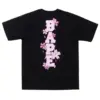 Noxx Чоловіча футболка з принтом Bape Sakura Photo Ape, Білий Noxx Чоловіча футболка з принтом Bape Sakura Photo Ape, Білий
