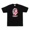 Noxx Чоловіча футболка з принтом A Bathing Ape X The Powerpuff Ape, Чорний Noxx Чоловіча футболка з принтом A Bathing Ape X The Powerpuff Ape, Чорний