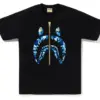 Noxx Чоловіча футболка з принтом BAPE ABC CAMO SHARK, Чорний
