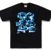 Noxx Чоловіча футболка з принтом BAPE ABC CAMO 93 BATHING APE, Чорний