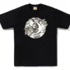 Noxx Чоловіча футболка з принтом BAPE TREE EDGE CAMO BUSY WORKS, Чорний