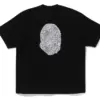 Noxx Чоловіча футболка з принтом BAPE WILD LEOPARD, Чорний Noxx Чоловіча футболка з принтом BAPE WILD LEOPARD, Чорний