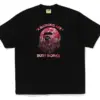 Noxx Чоловіча футболка з принтом BAPE ABC CAMO FADE APE HEAD, Чорний Noxx Чоловіча футболка з принтом BAPE ABC CAMO FADE APE HEAD, Чорний