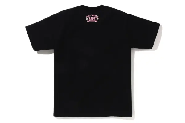 Noxx Чоловіча футболка з принтом BAPE SAKURA LOGO, Чорний