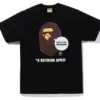 Noxx Чоловіча футболка з принтом BAPE STORE HIROSHIMA, Чорний
