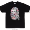 Noxx Чоловіча футболка з принтом BAPE X TAMAGOTCHI, Чорний