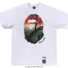 Noxx Чоловіча футболка з принтом BAPE X Van Gogh, Білий Noxx Чоловіча футболка з принтом BAPE X Van Gogh, Білий