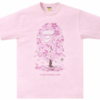 Noxx Унісекс футболка з принтом BAPE Japanese Tattoo Big Ape, Рожевий Noxx Унісекс футболка з принтом BAPE Japanese Tattoo Big Ape, Рожевий