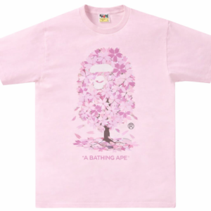 Noxx Унісекс футболка з принтом BAPE Japanese Tattoo Big Ape, Рожевий Noxx Унісекс футболка з принтом BAPE Japanese Tattoo Big Ape, Рожевий