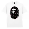 Noxx Чоловіча футболка з принтом Bape Бейп 000007, Білий Noxx Чоловіча футболка з принтом Bape Бейп 000007, Білий