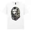 Noxx Чоловіча футболка з принтом Bape Бейп 000011, Білий