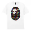 Noxx Чоловіча футболка з принтом Bape Бейп 000012, Білий