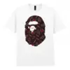 Noxx Чоловіча футболка з принтом Bape Бейп 000092, Білий Noxx Чоловіча футболка з принтом Bape Бейп 000092, Білий