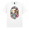 Noxx Чоловіча футболка з принтом Bape Бейп 000094, Білий Noxx Чоловіча футболка з принтом Bape Бейп 000094, Білий