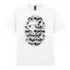 Noxx Чоловіча футболка з принтом Bape Бейп 000033, Білий Noxx Чоловіча футболка з принтом Bape Бейп 000033, Білий