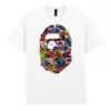 Noxx Чоловіча футболка з принтом Bape Бейп 000038, Білий