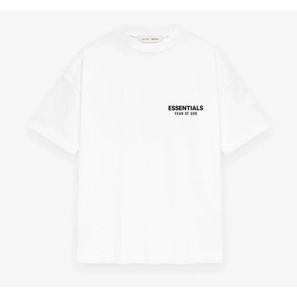 Noxx Чоловіча футболка з принтом Fear of God Essentials, Білий Noxx Чоловіча футболка з принтом Fear of God Essentials, Білий