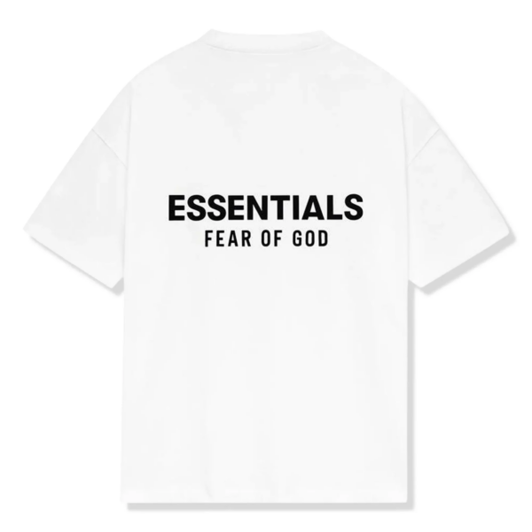 Noxx Чоловіча футболка з принтом Fear of God Essentials, Білий Noxx Чоловіча футболка з принтом Fear of God Essentials, Білий