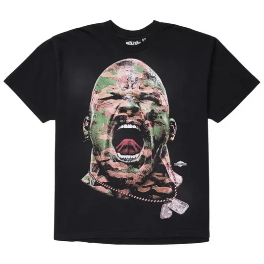 Noxx Чоловіча футболка з принтом Hellstar Wrestlemania Austin 3:16 T-Shirt (Black), Чорний Noxx Чоловіча футболка з принтом Hellstar Wrestlemania Austin 3:16 T-Shirt (Black), Чорний