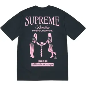Noxx Чоловіча футболка з принтом Supreme Devotion, Чорний